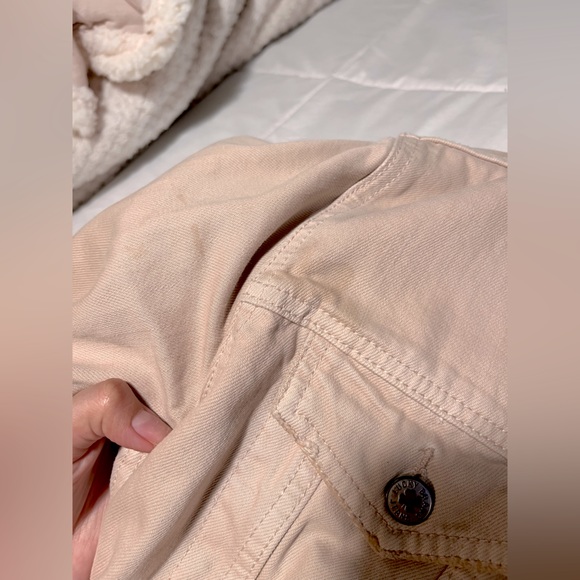 Light pink Lucky Brand Trucker Jacket - Picture 3 of 11